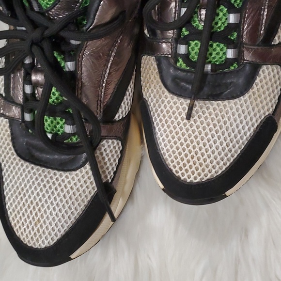 Dior homme green silver sneakers size 38 us 8 - Picture 11 of 17
